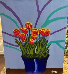 Flowers (20” x 24”) Not available for a reprint.