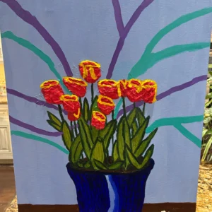 Flowers (20” x 24”) Not available for a reprint.