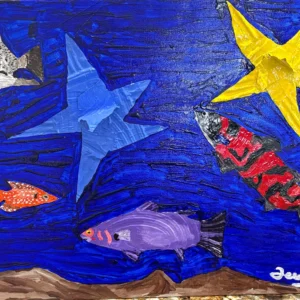 Fish and Stars (24” x 18”) (not available for reprint or merchandise)