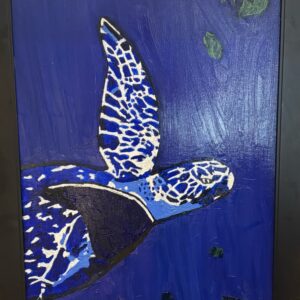 Roster (painting 16” x 20,” frame 19” x 23”)