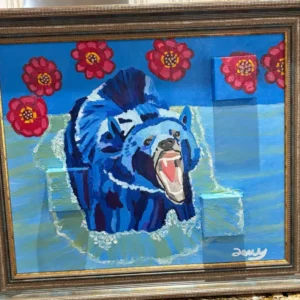 Blue Bear Furious But Beautiful